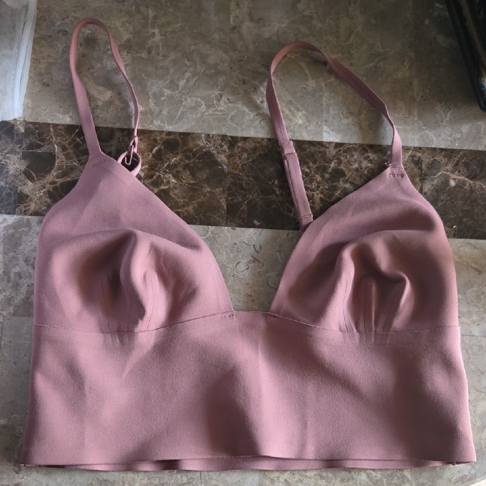 Free People Mauve Nude Bralette S